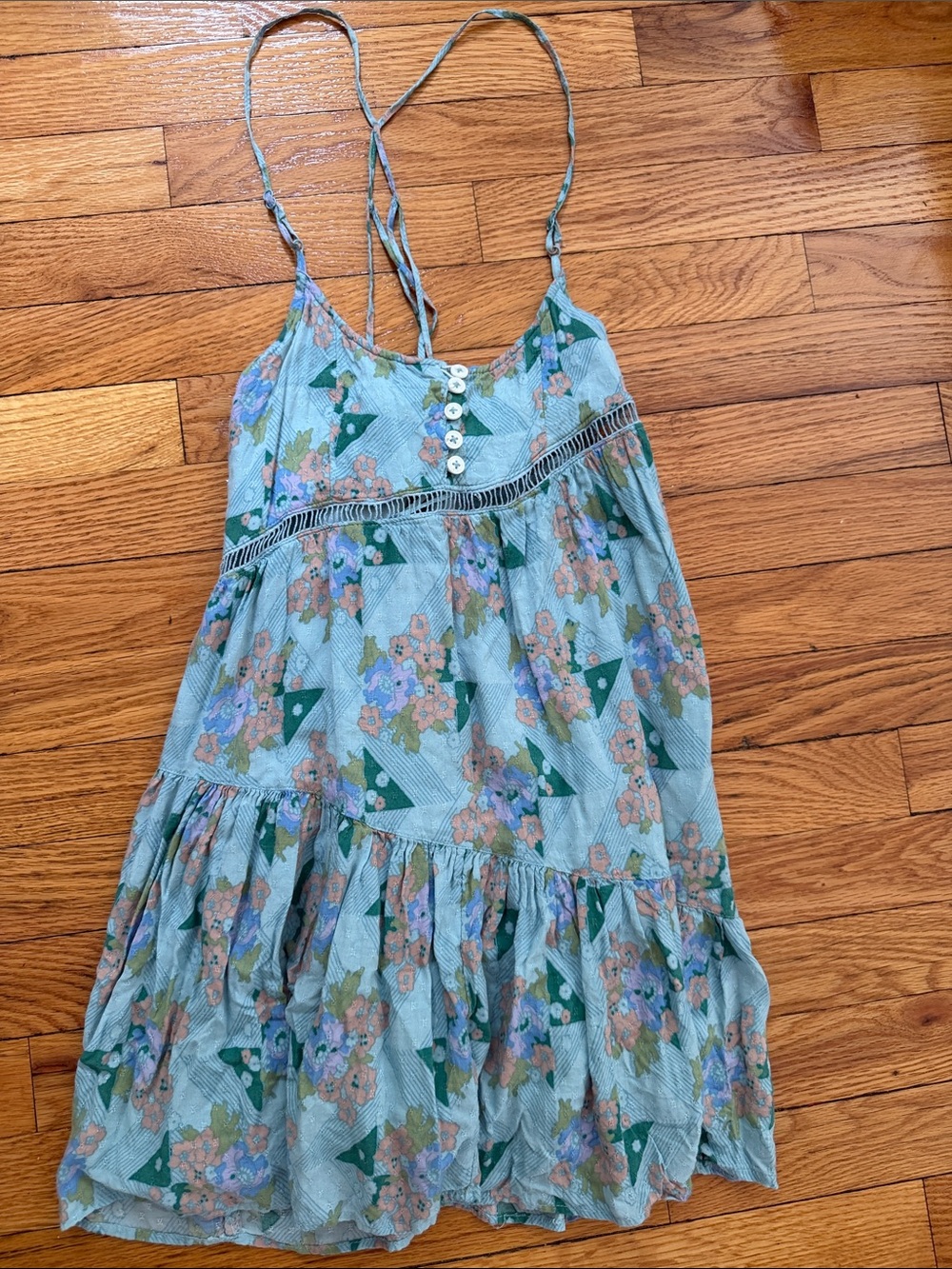 Urban Outfitters Blue Floral Dress size XS